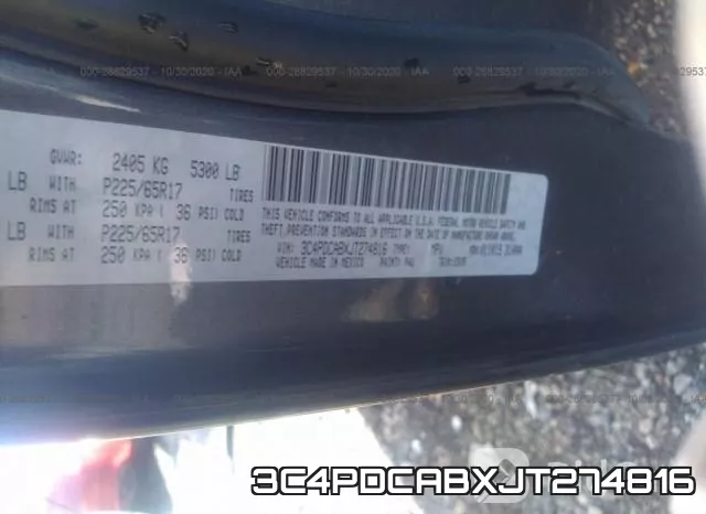 3C4PDCABXJT274816 фото 10