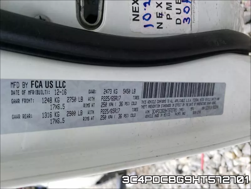 3C4PDCBG9HT572701 фото 2