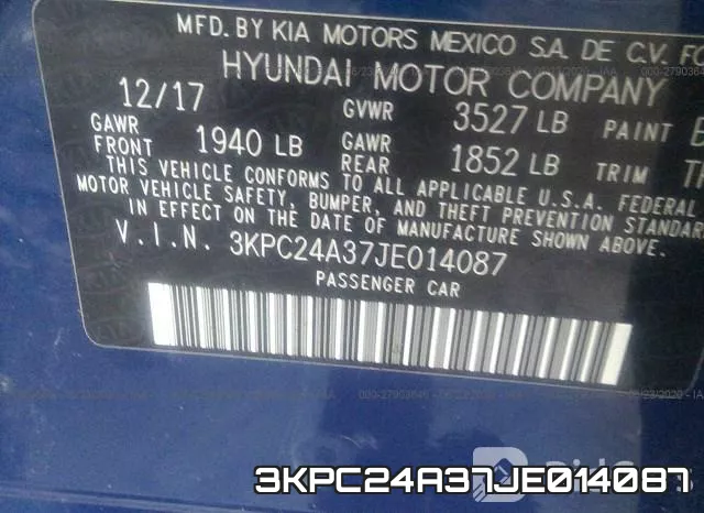 3KPC24A37JE014087 фото 10
