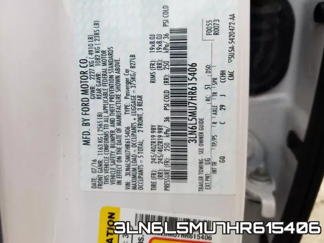 3LN6L5MU7HR615406 фото 2