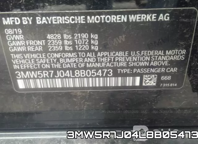 3MW5R7J04L8B05473 фото 10