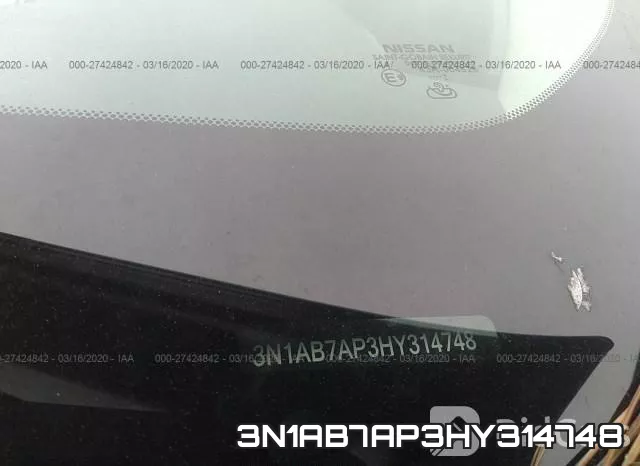 3N1AB7AP3HY314748 фото 9