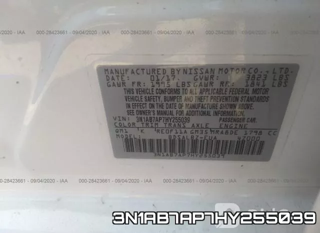3N1AB7AP7HY255039 фото 10