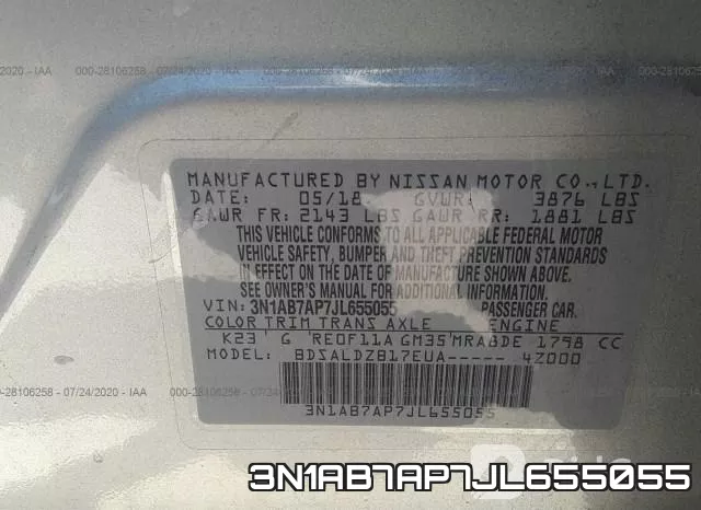 3N1AB7AP7JL655055 фото 10