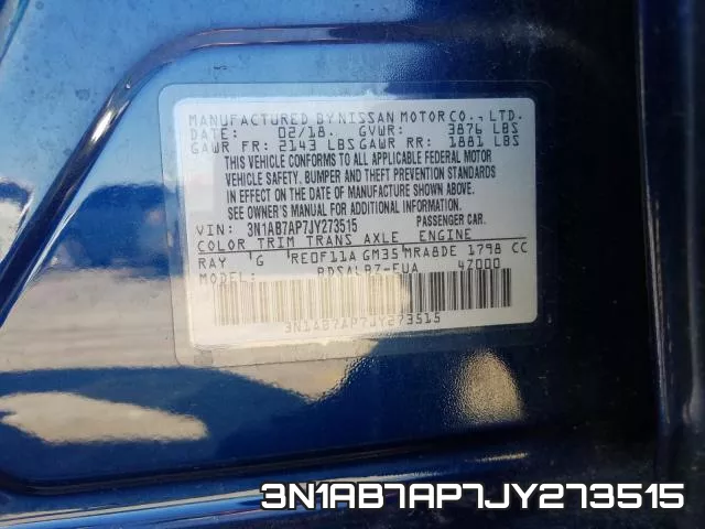 3N1AB7AP7JY273515 фото 2
