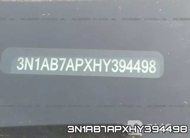 3N1AB7APXHY394498 фото 10