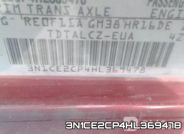 3N1CE2CP4HL369478 фото 10