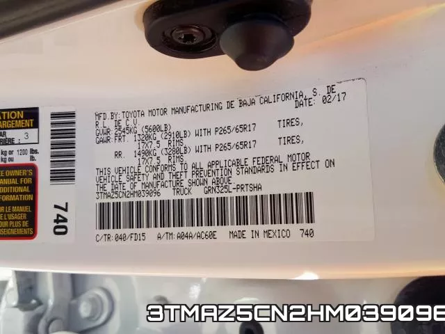 3TMAZ5CN2HM039096 фото 2