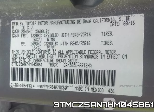 3TMCZ5AN7HM045861 фото 10