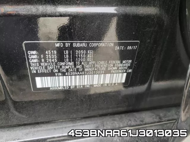 4S3BNAA61J3013035 фото 2