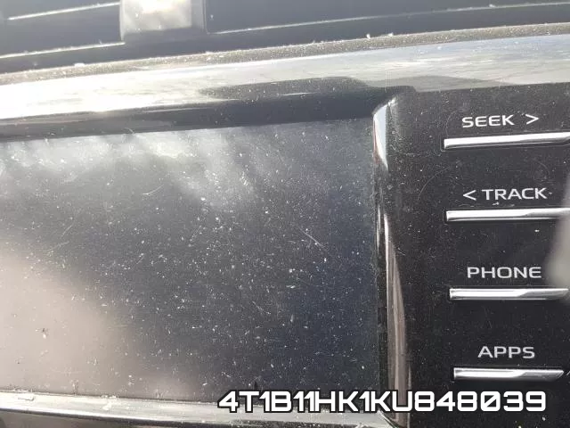 4T1B11HK1KU848039 фото 10