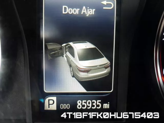 4T1BF1FK0HU675403 фото 9
