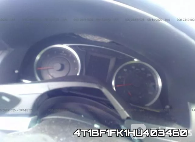 4T1BF1FK1HU403460 фото 8
