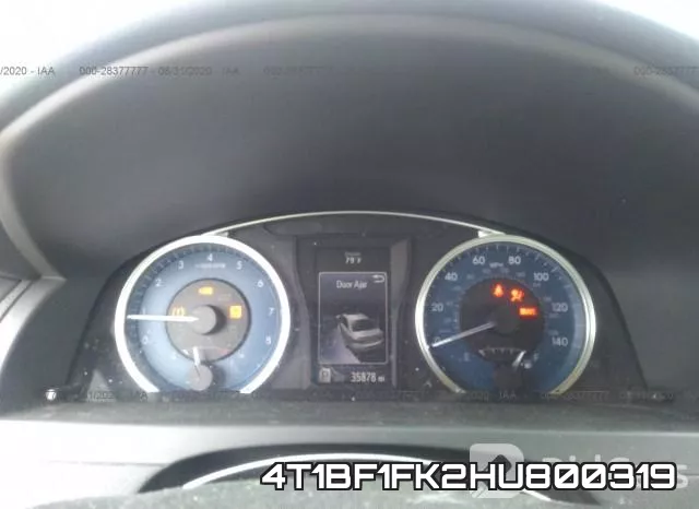 4T1BF1FK2HU800319 фото 8