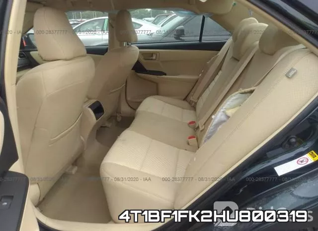 4T1BF1FK2HU800319 фото 9
