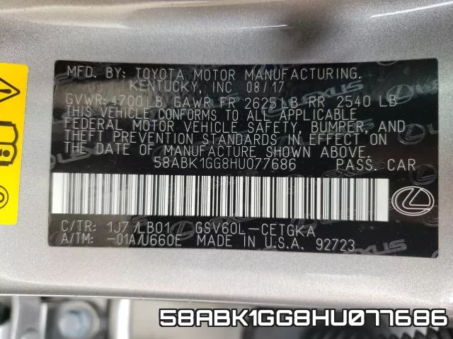 58ABK1GG8HU077686 фото 2