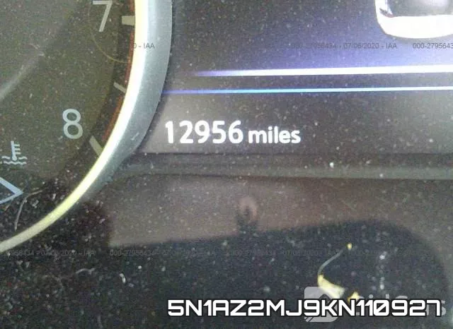 5N1AZ2MJ9KN110927 фото 8