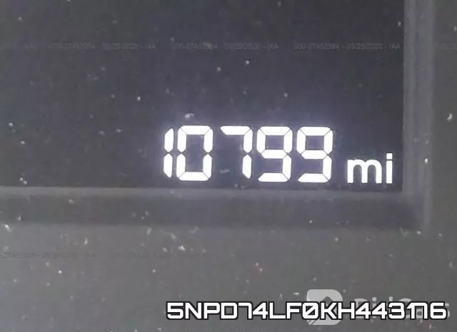 5NPD74LF0KH443176 фото 7