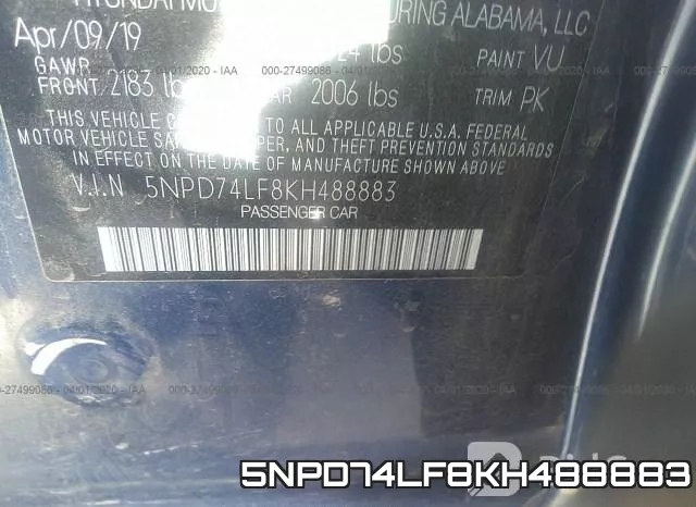 5NPD74LF8KH488883 фото 10