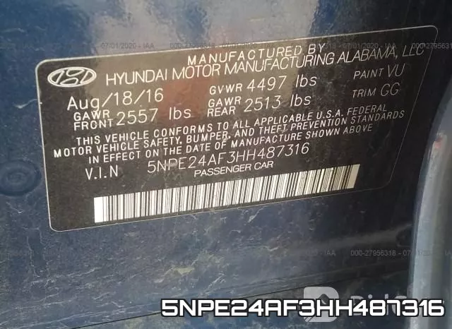 5NPE24AF3HH487316 фото 9