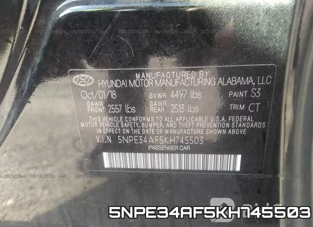 5NPE34AF5KH745503 фото 10