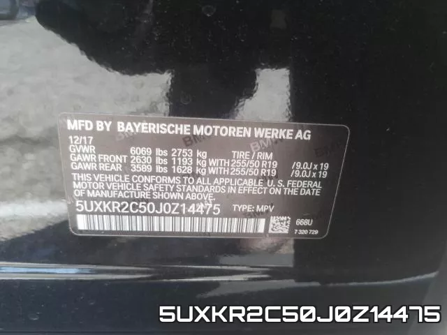 5UXKR2C50J0Z14475 фото 2