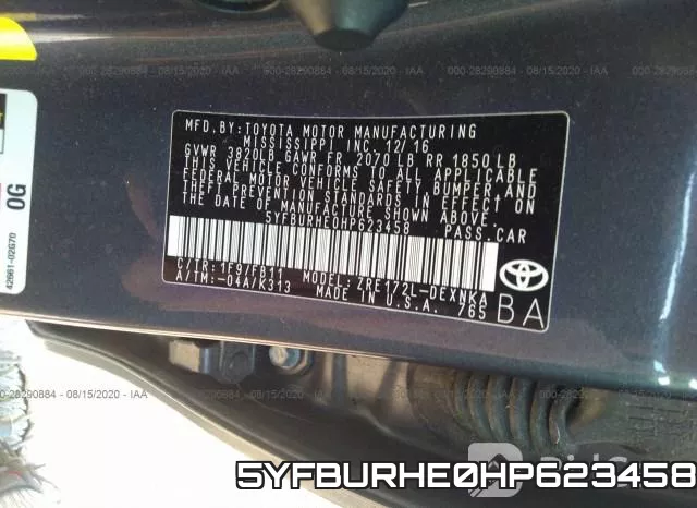 5YFBURHE0HP623458 фото 10