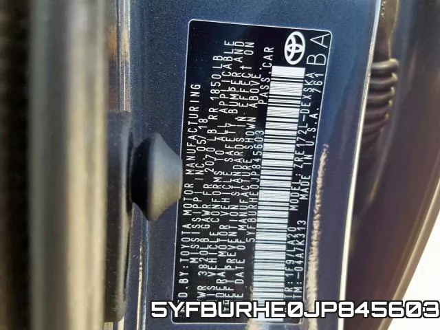 5YFBURHE0JP845603 фото 2