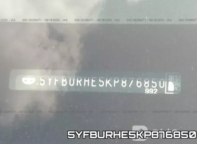 5YFBURHE5KP876850 фото 10