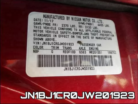 JN1BJ1CR0JW201923 фото 2