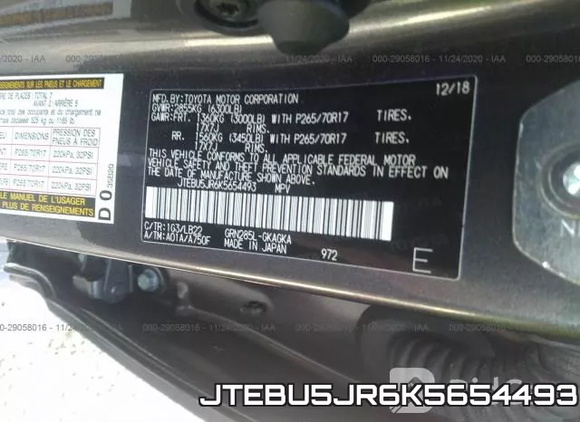 JTEBU5JR6K5654493 фото 10