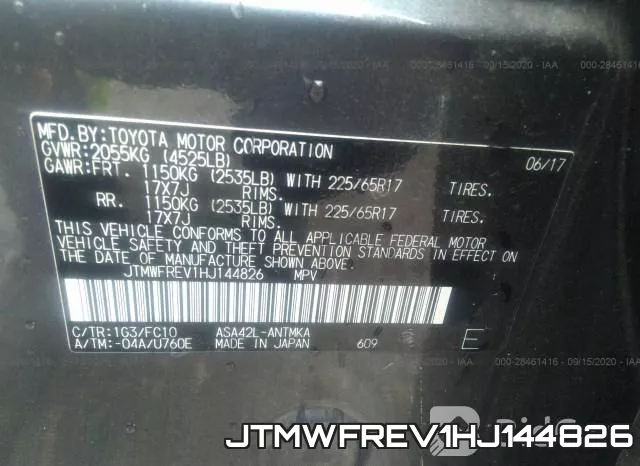 JTMWFREV1HJ144826 фото 10