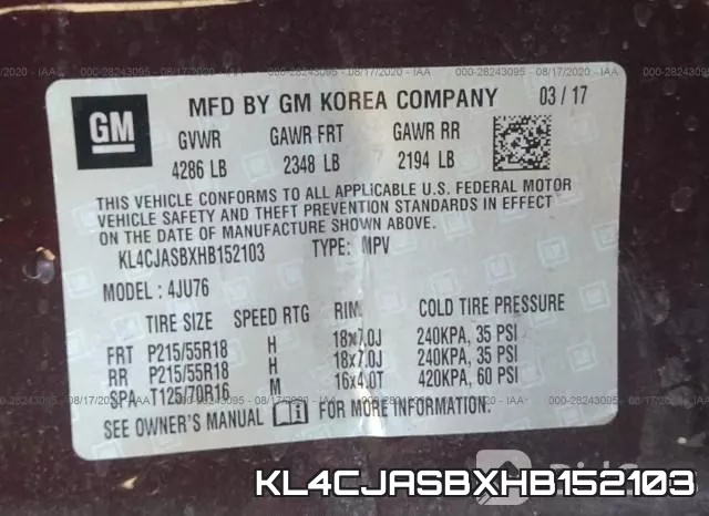 KL4CJASBXHB152103 фото 10