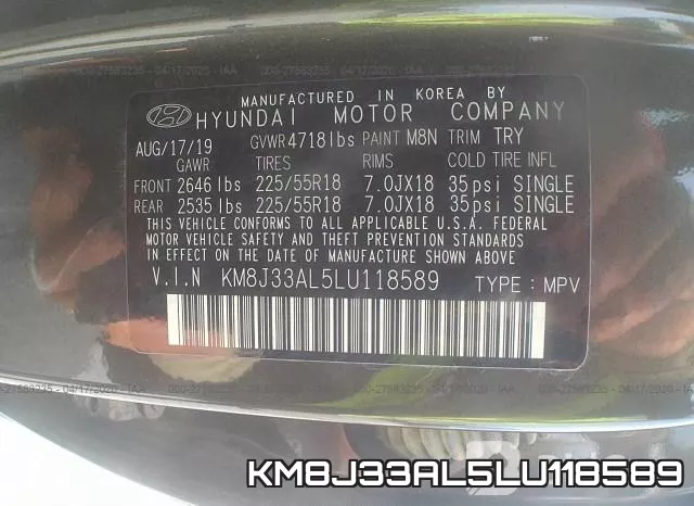 KM8J33AL5LU118589 фото 10