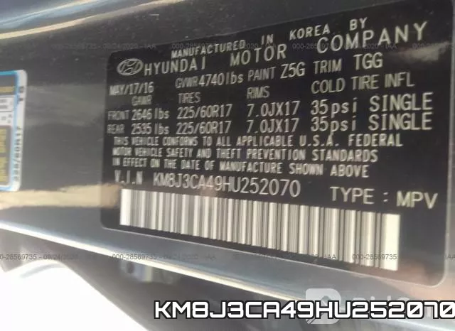 KM8J3CA49HU252070 фото 10