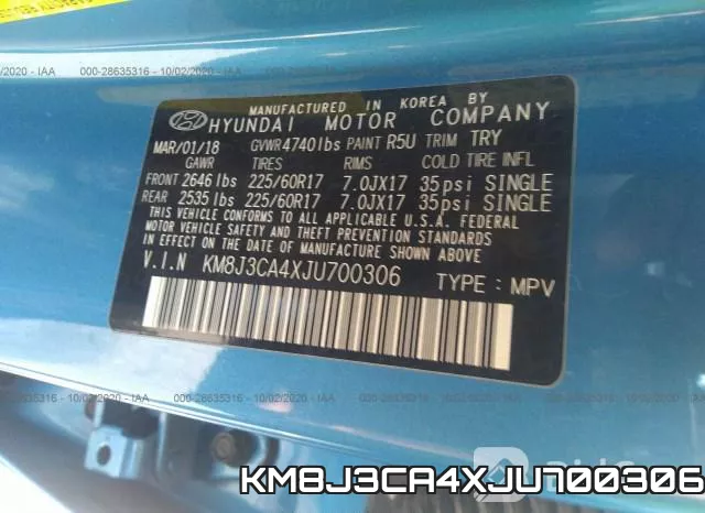 KM8J3CA4XJU700306 фото 10