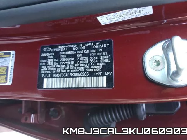 KM8J3CAL3KU060903 фото 2