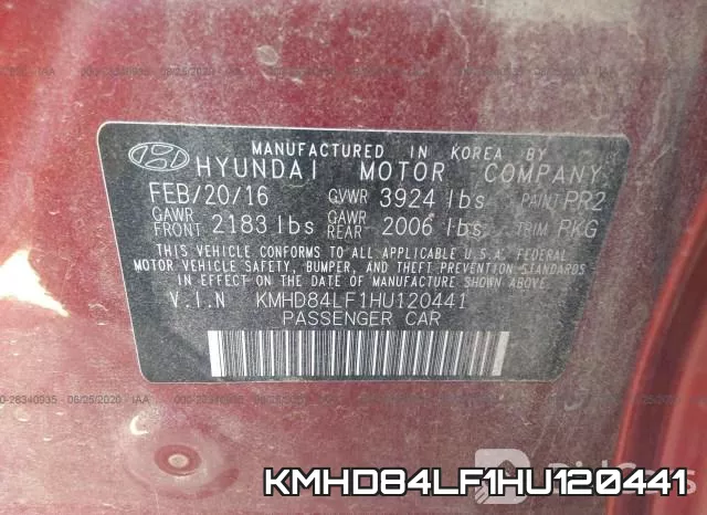 KMHD84LF1HU120441 фото 10