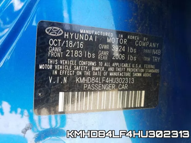 KMHD84LF4HU302313 фото 2