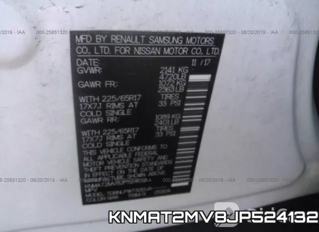 KNMAT2MV8JP524132 фото 10