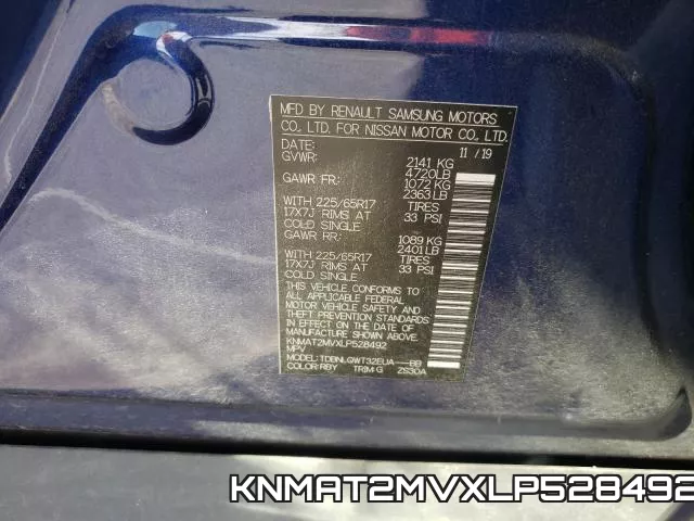 KNMAT2MVXLP528492 фото 2