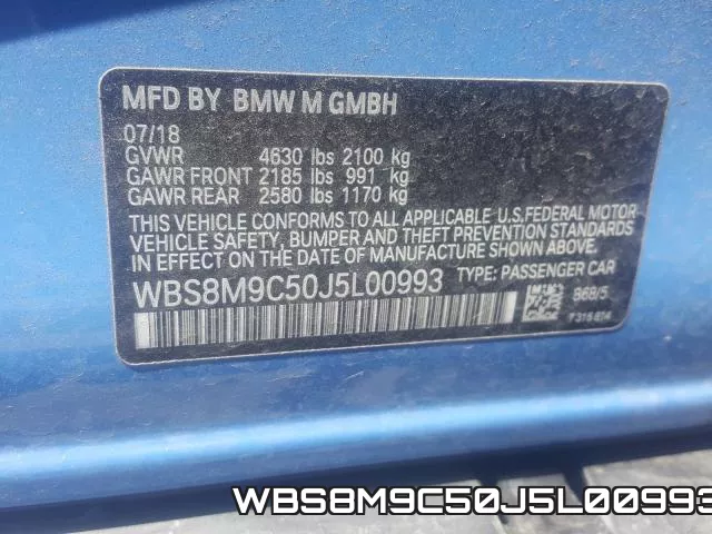 WBS8M9C50J5L00993 фото 2