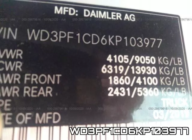 WD3PF1CD6KP103977 фото 9