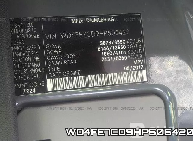 WD4FE7CD9HP505420 фото 10