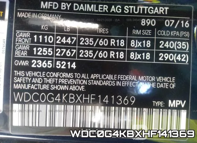 WDC0G4KBXHF141369 фото 10