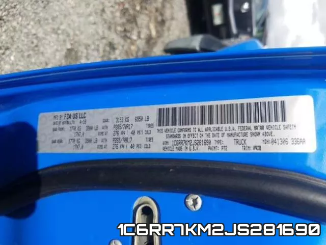 1C6RR7KM2JS281690 фото 2