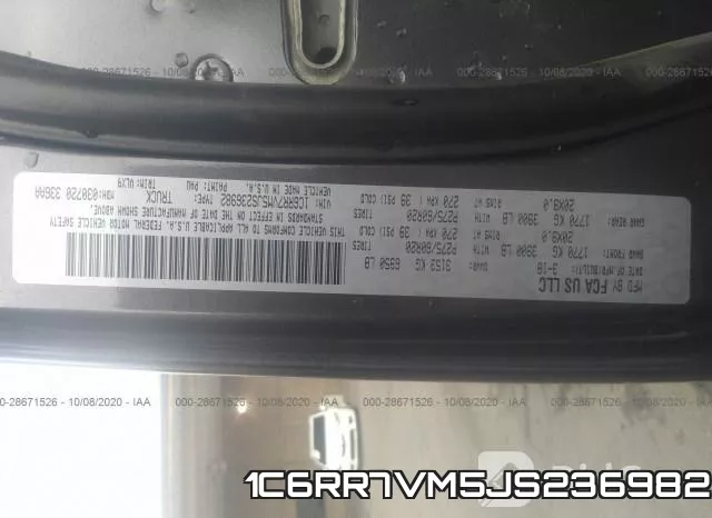 1C6RR7VM5JS236982 фото 10