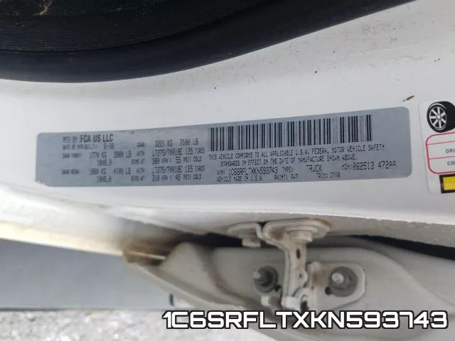 1C6SRFLTXKN593743 фото 2