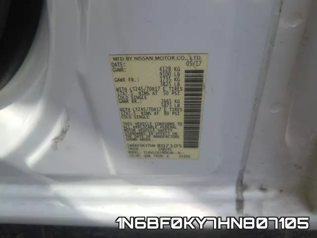 1N6BF0KY7HN807105 фото 2
