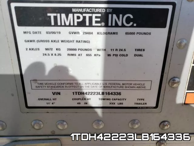 1TDH42223LB164336 фото 2